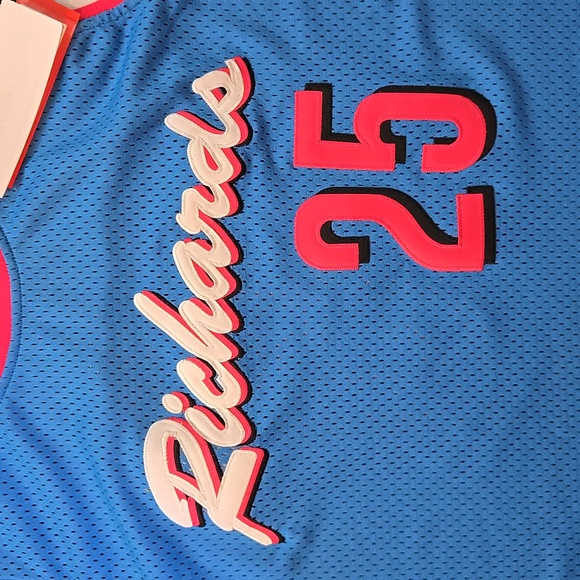 Dewayne Wade Basketball Jersey Richard's Miami Heat Vice Size L Headgear Classic - Picture 2 of 8